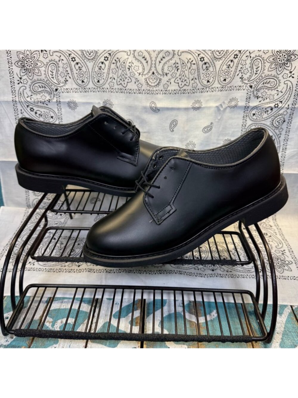 Altama Mil-Spec Full-Grain Leather Oxford Vibram Military/Law/Fire Mens Sz 8.5W
